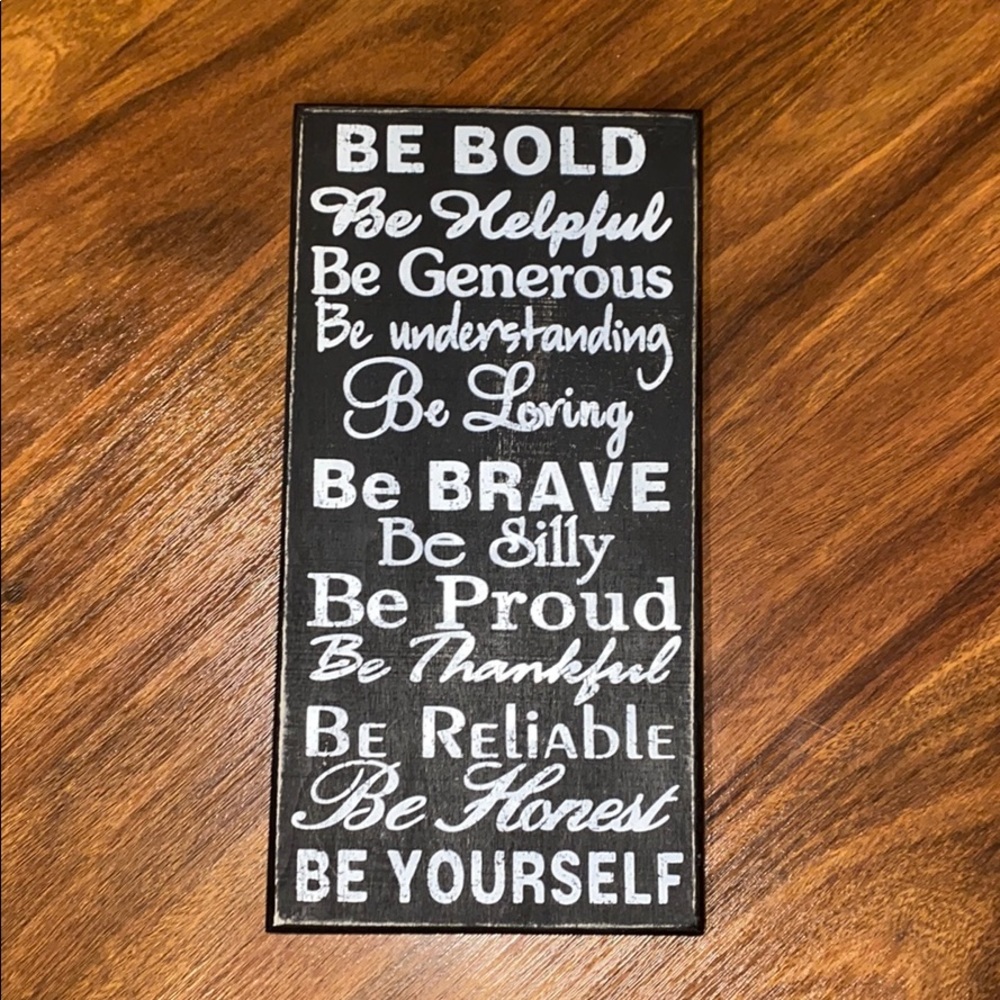 Be Bold...